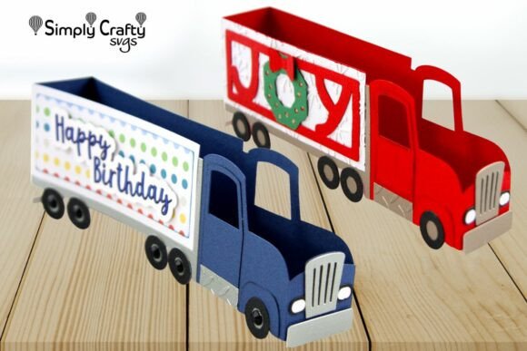 Big Rig Box Card: A 3D SVG Christmas Asset Review