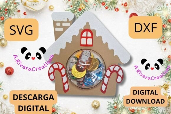 Christmas 3D SVG Review: Cute Gingerbread House