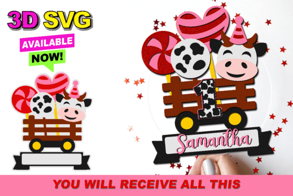 Cute Cow Cute Cow: 3D SVG Shapes for Blogs