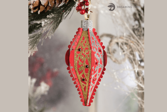 Good Tidings Ornament SVG: A 3D SVG Christmas Asset