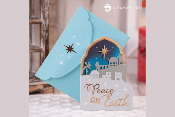 Nativity Card SVG Review: A Designer's Take on Holiday Embroidery
