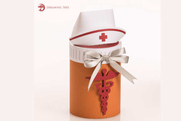 Nurse Gift Box SVG: A 3D SVG for Gift Boxes
