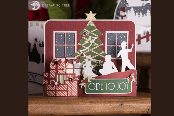 Ode to Joy Bendi Card: Premium 3D SVG Greeting Cards