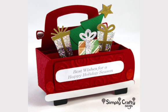 Review: 3D SVG Christmas Truck Card for Crafters