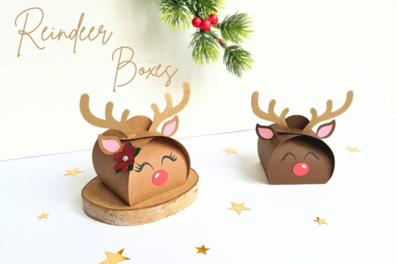 Review: 3D SVG Reindeer Boxes for Christmas Design