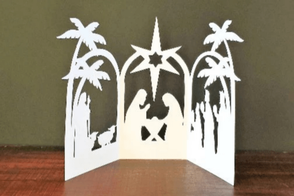 Review: The CHRISTMAS MANGER SVG Template for Holiday Projects