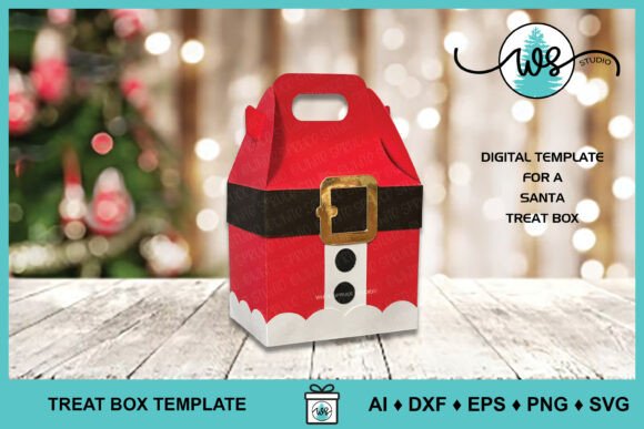Santa Christmas Treat Box: A 3D SVG Review
