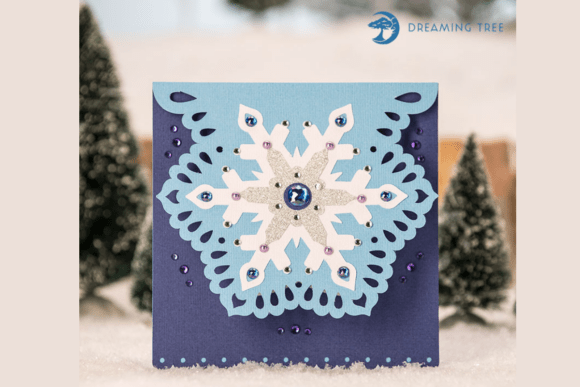 Snowflake Card SVG: A 3D SVG Winter Asset Review