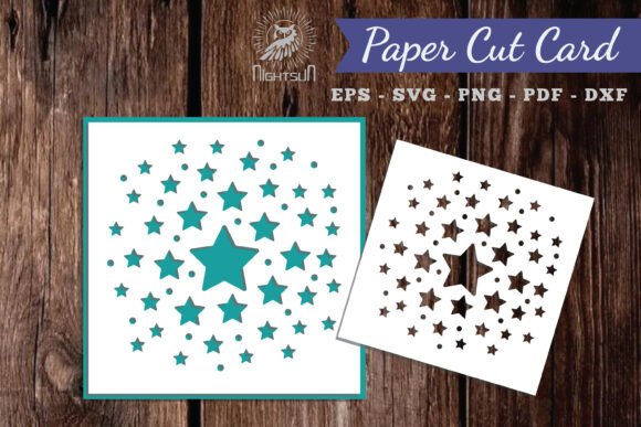 Sparkling Stars 3D SVG for Space Branding