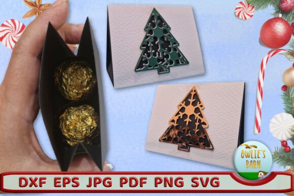 Triangular Slide-in Christmas Box: A 3D SVG Review