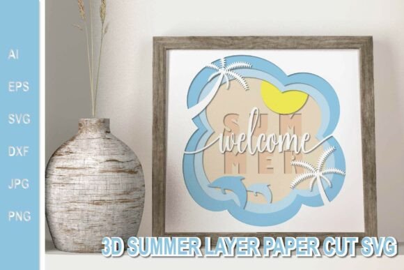 Welcome Summer Beach 3D SVG: A Seller's Review