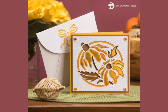 Yellow Floral Card SVG: 3D Greeting Cards Review